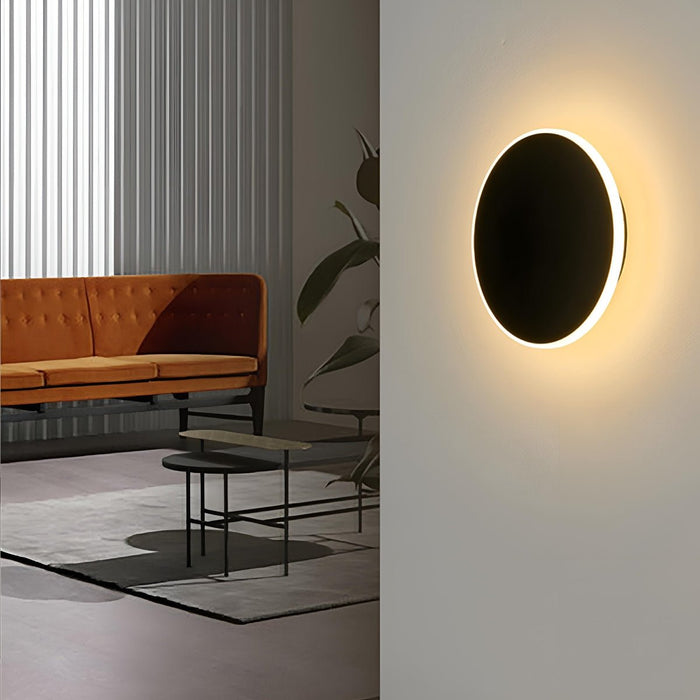 LED Wall Sconce - Modern Geometric Design, Touch Sensor Control, Concealed Light