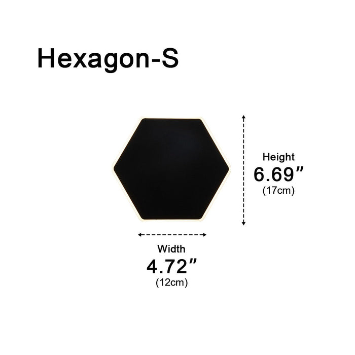 LED Wall Sconce - Modern Geometric Design, Touch Sensor Control, Concealed Light