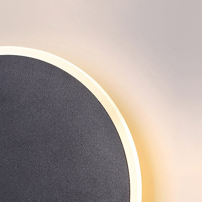 LED Wall Sconce - Modern Geometric Design, Touch Sensor Control, Concealed Light
