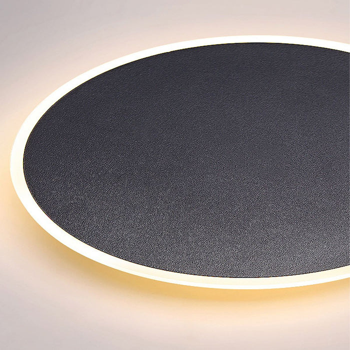 LED Wall Sconce - Modern Geometric Design, Touch Sensor Control, Concealed Light