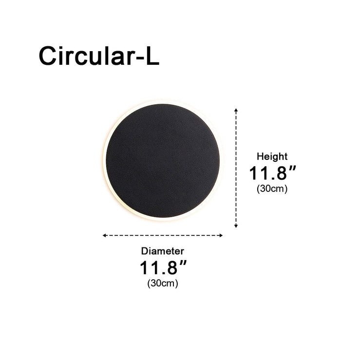 LED Wall Sconce - Modern Geometric Design, Touch Sensor Control, Concealed Light