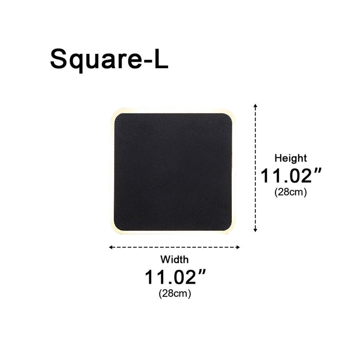 LED Wall Sconce - Modern Geometric Design, Touch Sensor Control, Concealed Light
