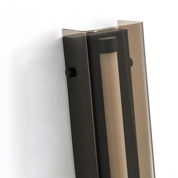 Glass Long Strip LED Indoor Wall Sconce - Modern Minimalist Design / Ambient Lighting Fixture