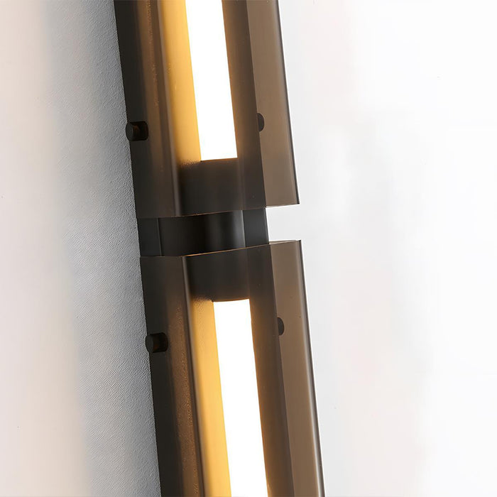 Glass Long Strip LED Indoor Wall Sconce - Modern Minimalist Design / Ambient Lighting Fixture