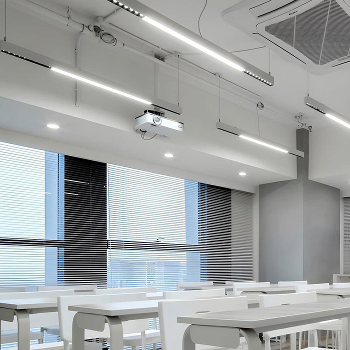 Grille LED Long Strip Light - Modern Minimalist Linear Ceiling Fixture, Indoor Wall Lighting