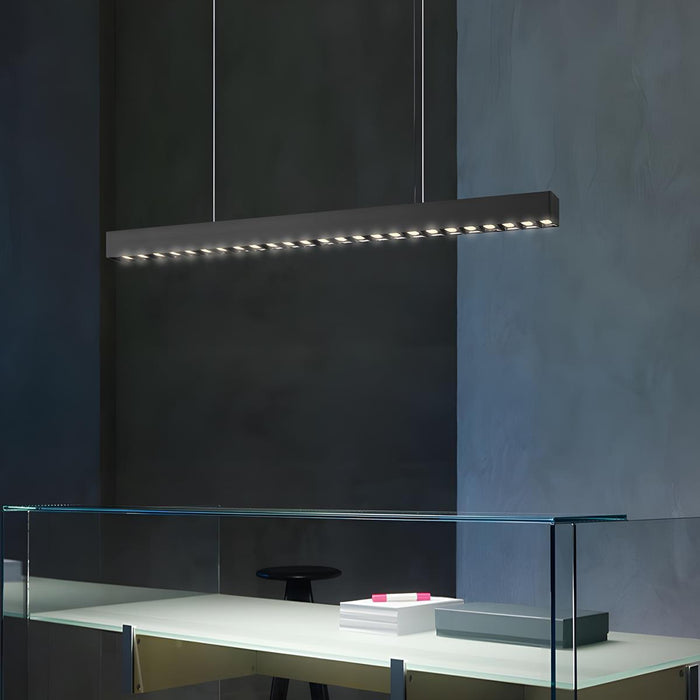 Grille LED Long Strip Light - Modern Minimalist Linear Ceiling Fixture, Indoor Wall Lighting