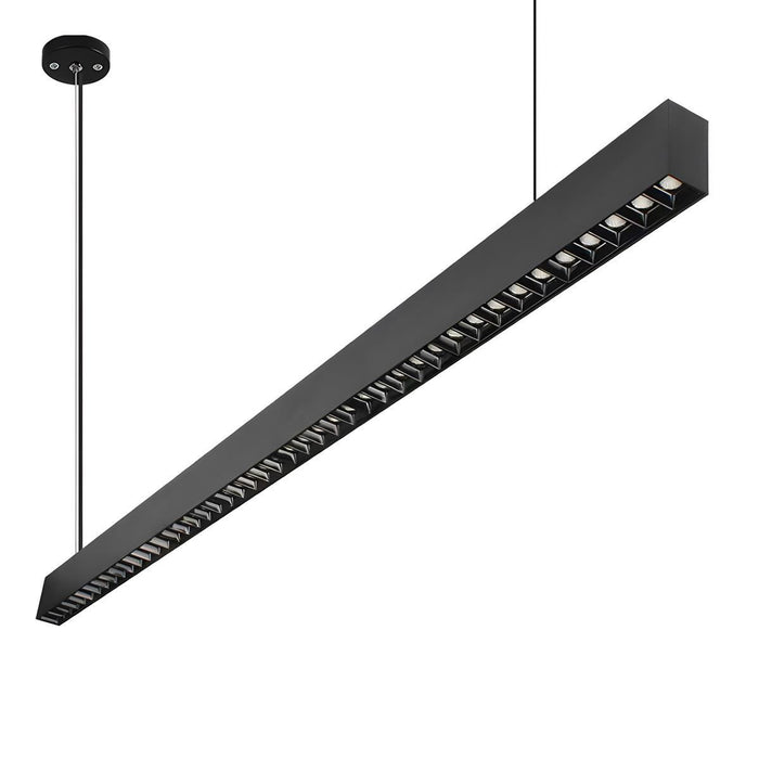 Grille LED Long Strip Light - Modern Minimalist Linear Ceiling Fixture, Indoor Wall Lighting