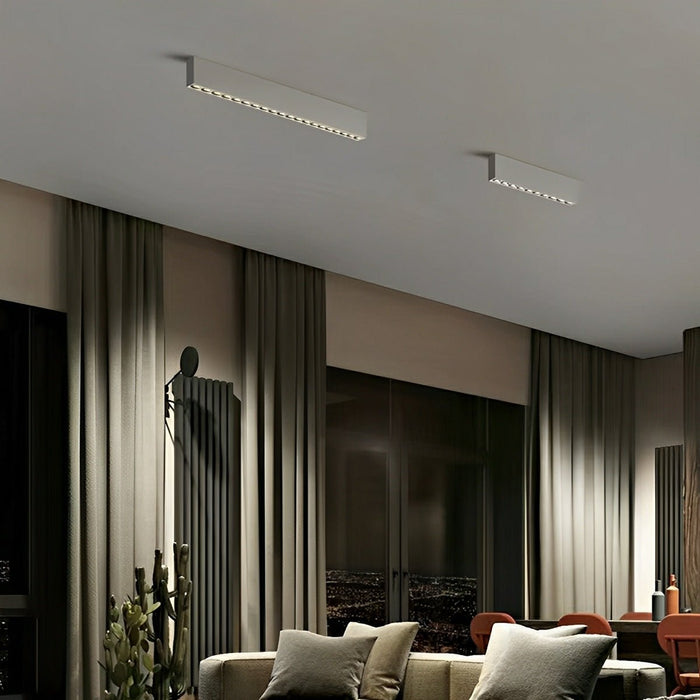 LED Linear Spotlight - Modern Minimalist Strip Light, Anti-Glare Indoor Lighting