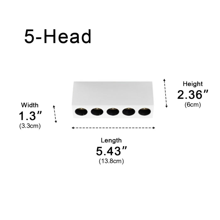 LED Linear Spotlight - Modern Minimalist Strip Light, Anti-Glare Indoor Lighting