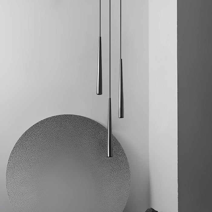 Long Strip Bar LED Pendant Light - Modern Minimalist Design, Adjustable Hanging Fixture