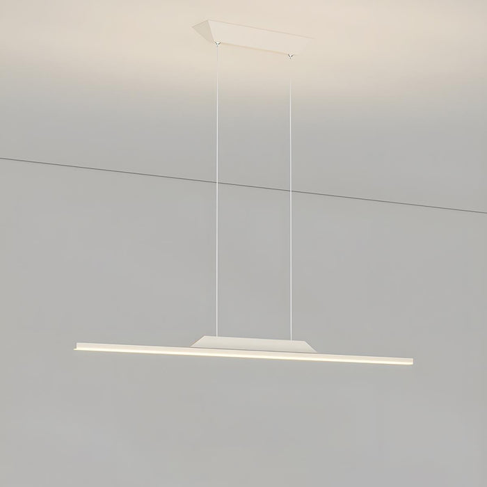 Long Strip Line Light LED Pendant - Modern Minimalist / Dimmable, Adjustable Height