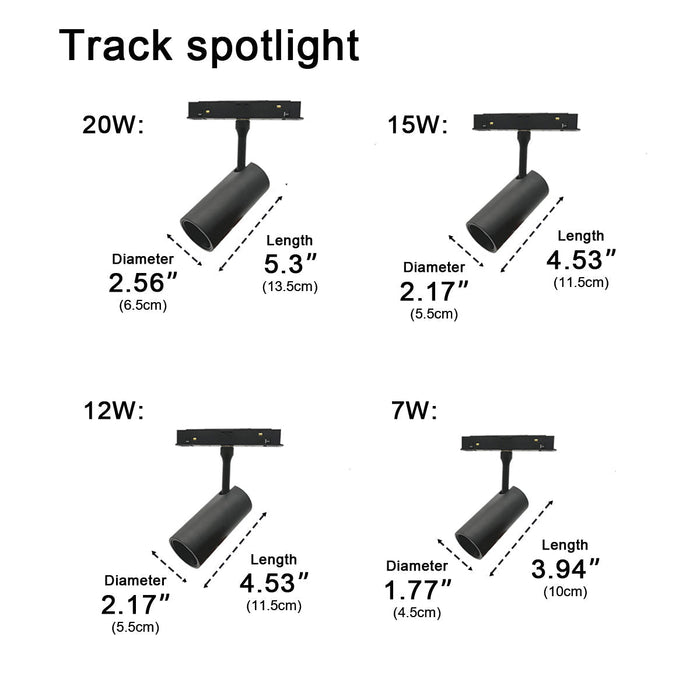 Magnetic DIY Track LED Recessed Ceiling Light - Modern Minimalist Mainless Lighting System