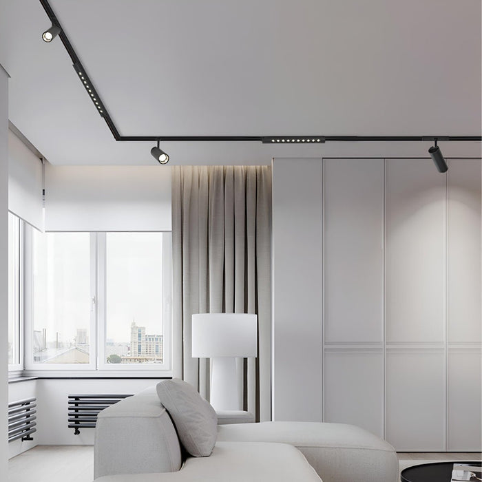 Magnetic DIY Track LED Recessed Ceiling Light - Modern Minimalist Mainless Lighting System