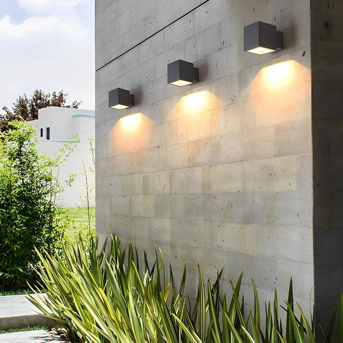 Modern Minimalist Outdoor LED Wall Light - Waterproof Exterior Lighting for Courtyard, Fence, Backyard