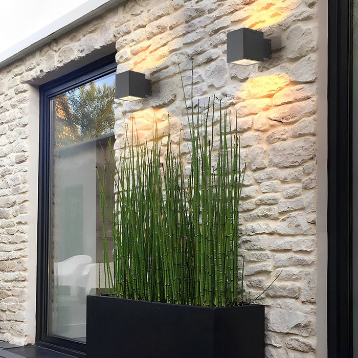 Modern Minimalist Outdoor LED Wall Light - Waterproof Exterior Lighting for Courtyard, Fence, Backyard