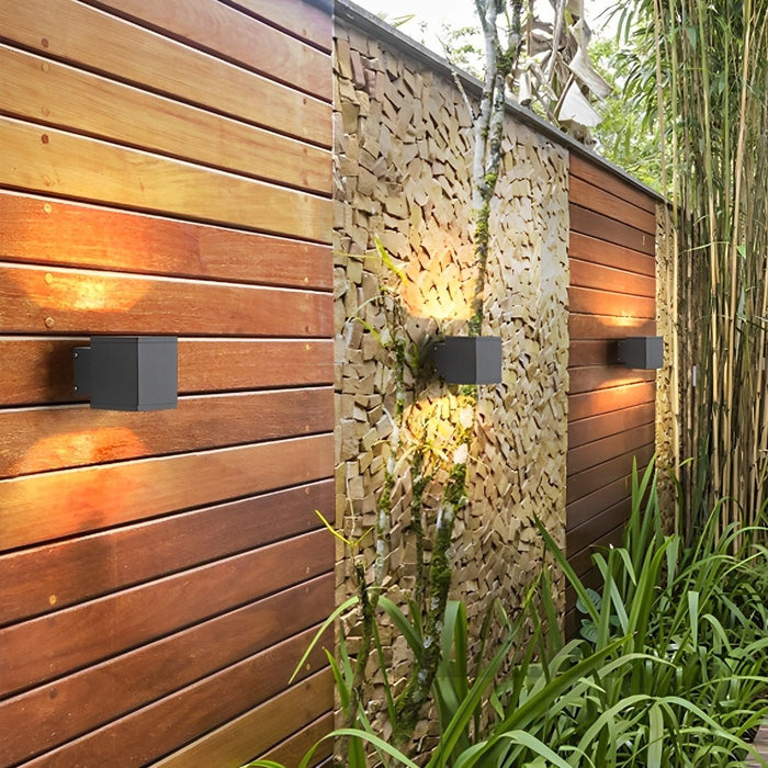 Modern Minimalist Outdoor LED Wall Light - Waterproof Exterior Lighting for Courtyard, Fence, Backyard