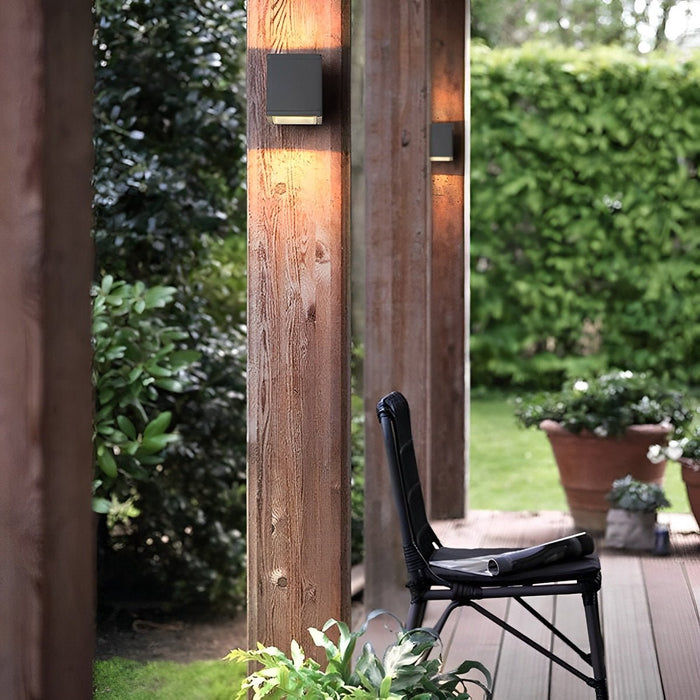 Modern Minimalist Outdoor LED Wall Light - Waterproof Exterior Lighting for Courtyard, Fence, Backyard