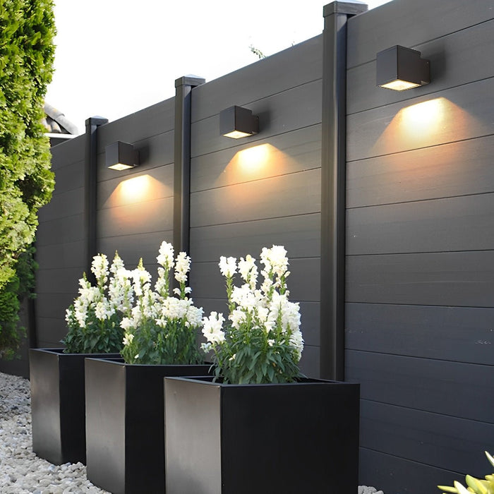 Modern Minimalist Outdoor LED Wall Light - Waterproof Exterior Lighting for Courtyard, Fence, Backyard