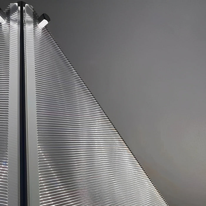 Pyramid Dimmable LED Table Lamp - Modern Minimalist Design / Remote Control, Customizable Ambiance