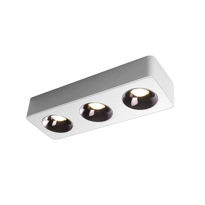Minimalist Square LED Ceiling Spot Light, 3 Color Modes, High CRI90+ for Living Room/Bedroom/Kitchen