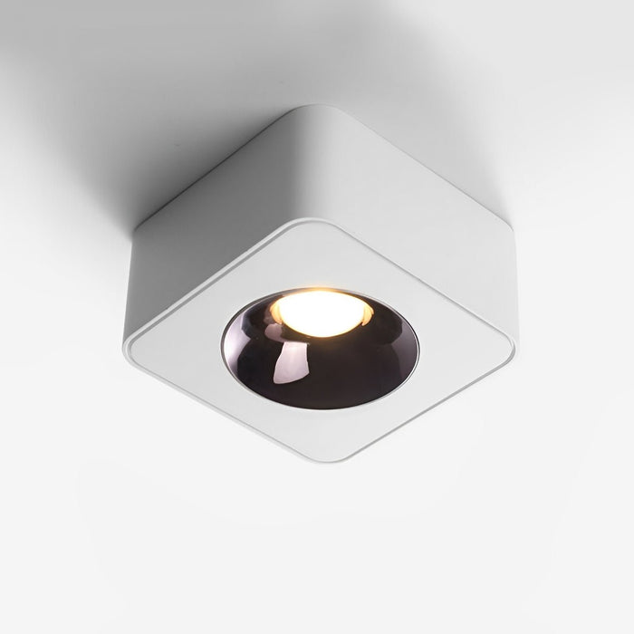 Minimalist Square LED Ceiling Spot Light, 3 Color Modes, High CRI90+ for Living Room/Bedroom/Kitchen