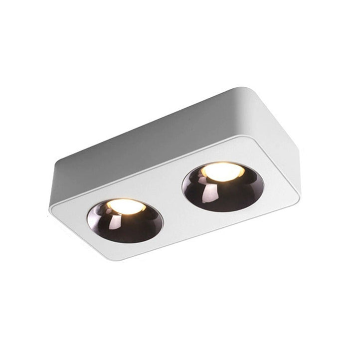Minimalist Square LED Ceiling Spot Light, 3 Color Modes, High CRI90+ for Living Room/Bedroom/Kitchen