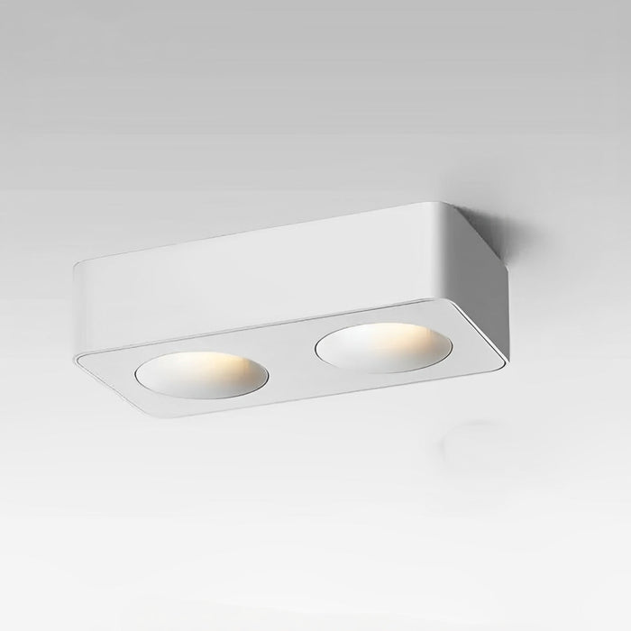 Minimalist Square LED Ceiling Spot Light, 3 Color Modes, High CRI90+ for Living Room/Bedroom/Kitchen