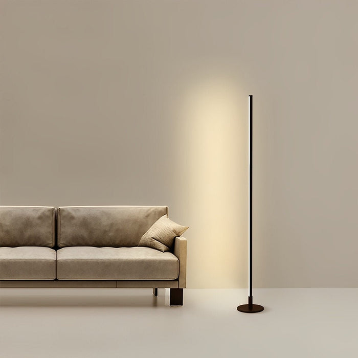 LED Floor Lamp, Ultra-thin Minimalist, Tricolor Dimming, Modern Living Room/Bedroom/Apartment
