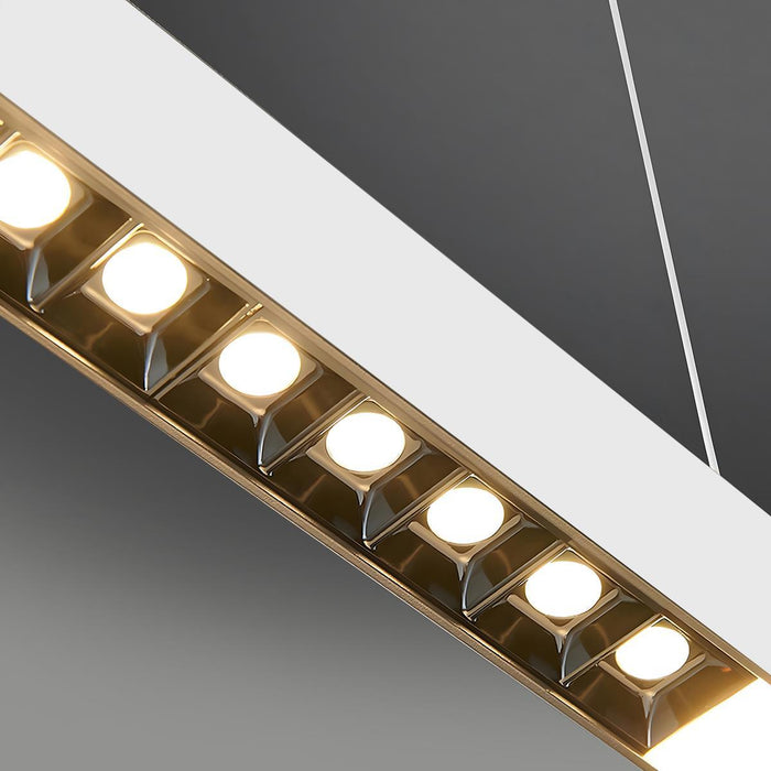 Linear LED Pendant, Modern Minimalist, Up/Down Light, Office/Kitchen/Dining Room
