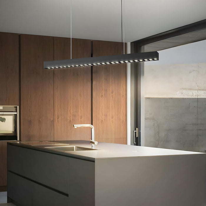 Linear LED Pendant, Modern Minimalist, Up/Down Light, Office/Kitchen/Dining Room