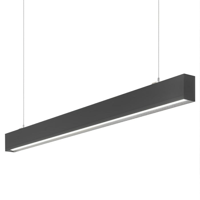 Linear LED Up Down Pendant Light, Dimmable High CRI Low Glare, Modern Office/Commercial Lighting
