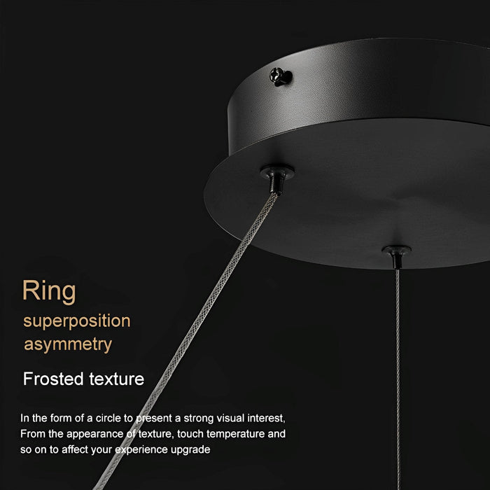 Modern Minimalist Water Wave Glass Pendant Light, 3-Color Dimmable, Statement Piece for Living Room/Dining Room/Bedroom