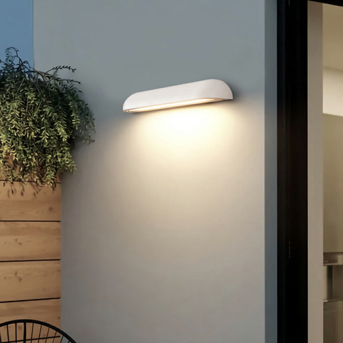 Outdoor LED Wall Sconce, Cement Waterproof, Modern Minimalist, Porch/Patio/Yard Lighting