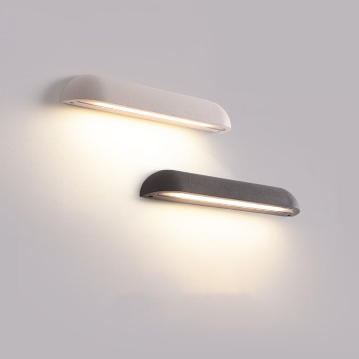 Outdoor LED Wall Sconce, Cement Waterproof, Modern Minimalist, Porch/Patio/Yard Lighting