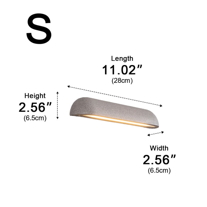 Outdoor LED Wall Sconce, Cement Waterproof, Modern Minimalist, Porch/Patio/Yard Lighting