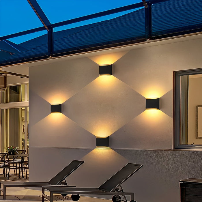Waterproof LED Outdoor Wall Sconce, Modern Minimalist Design, Garden/Patio/Courtyard Lighting