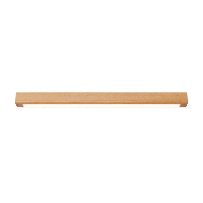 Modern Minimalist LED Wall Sconce, Wood Acrylic Up Down Light, Dimmable Indoor Lighting for Bedroom/Living Room/Hallway