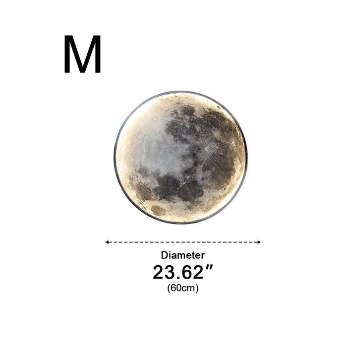 Modern Moon LED Wall Sconce - Creative Art Decor / Indoor Ambient Lighting Fixture