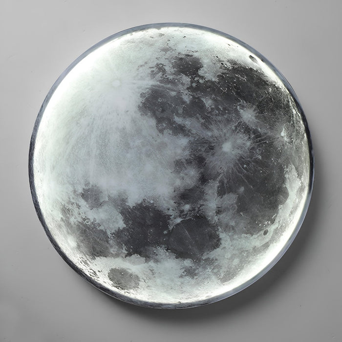 Modern Moon LED Wall Sconce - Creative Art Decor / Indoor Ambient Lighting Fixture