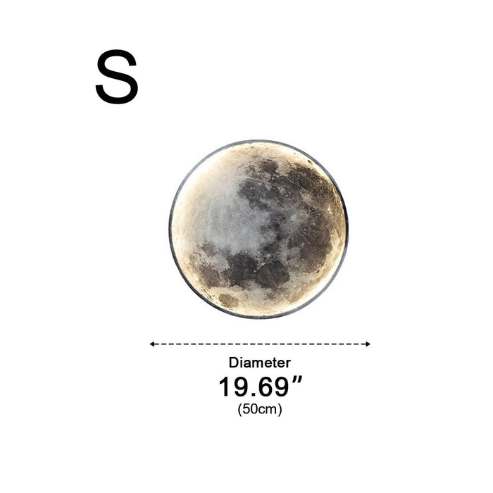 Modern Moon LED Wall Sconce - Creative Art Decor / Indoor Ambient Lighting Fixture