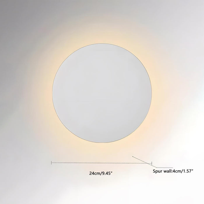 Moon Eclipse Wall Sconce - Modern Creative LED Indoor Lighting / Artistic Home Decor