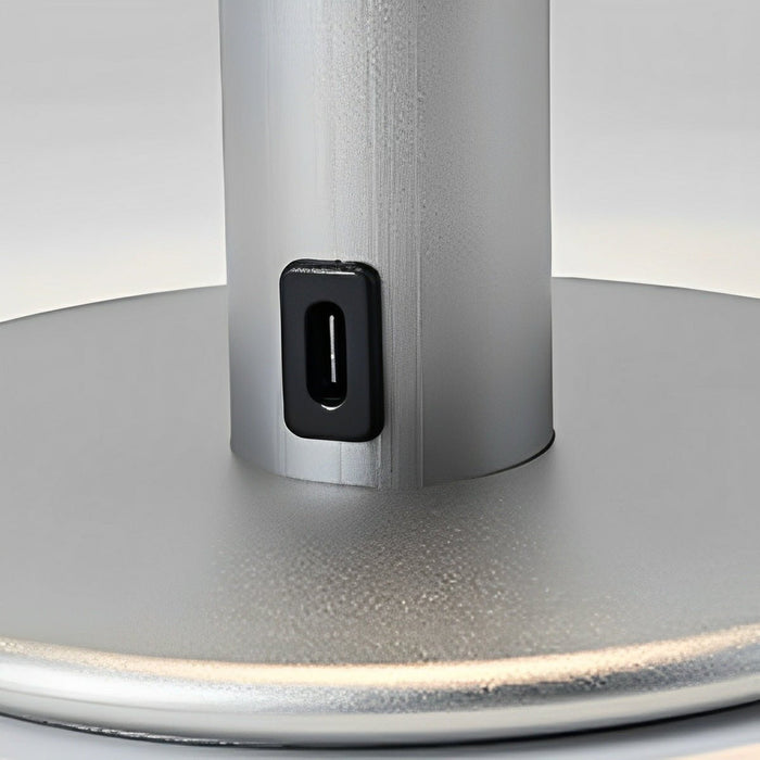 Modern Mushroom LED Dimming Touch Table Lamp - Cordless, Rechargeable Accent Light for Bedroom / Living Room