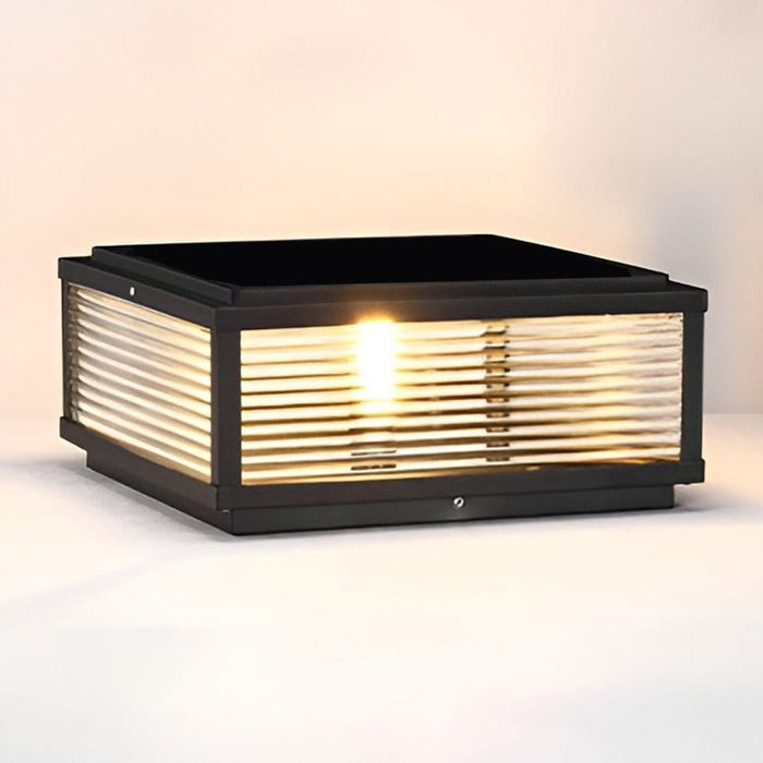 Modern Outdoor Post Lights Solar Fence Pillar Light Deck Post Lights Waterproof