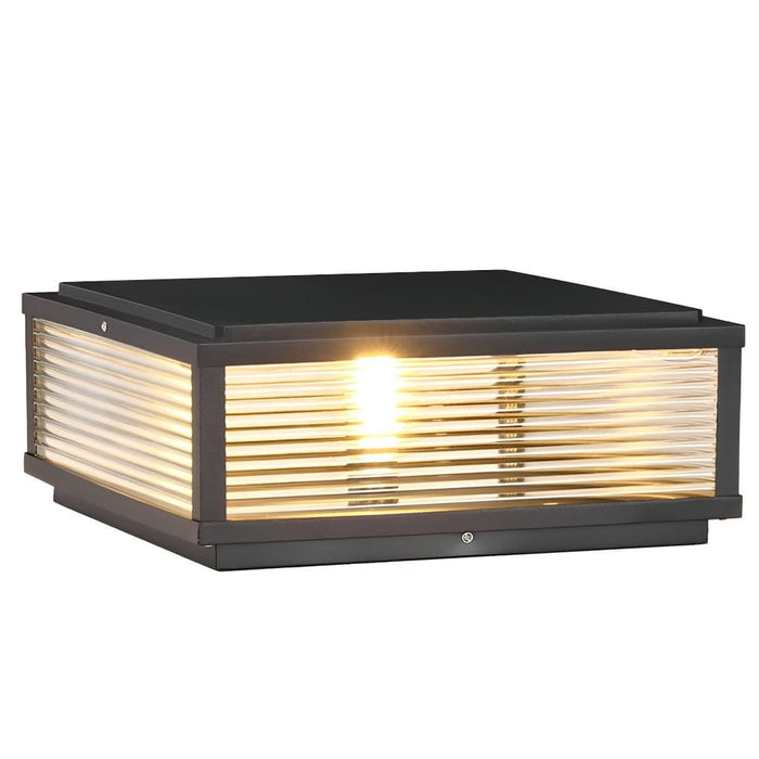 Modern Outdoor Post Lights Solar Fence Pillar Light Deck Post Lights Waterproof