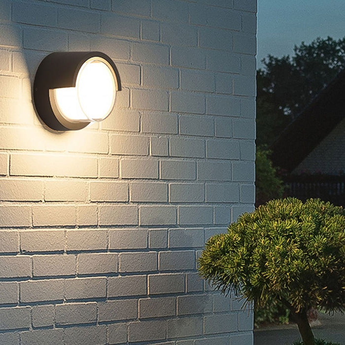 Modern Outdoor Round Square Waterproof Wall Light for Villa Garden Balcony Door Front