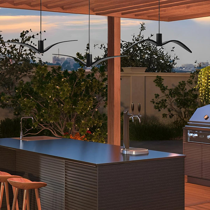 Seagull Bird LED Ceiling Pendant Light - Modern Outdoor Waterproof Design / Decorative Fixture