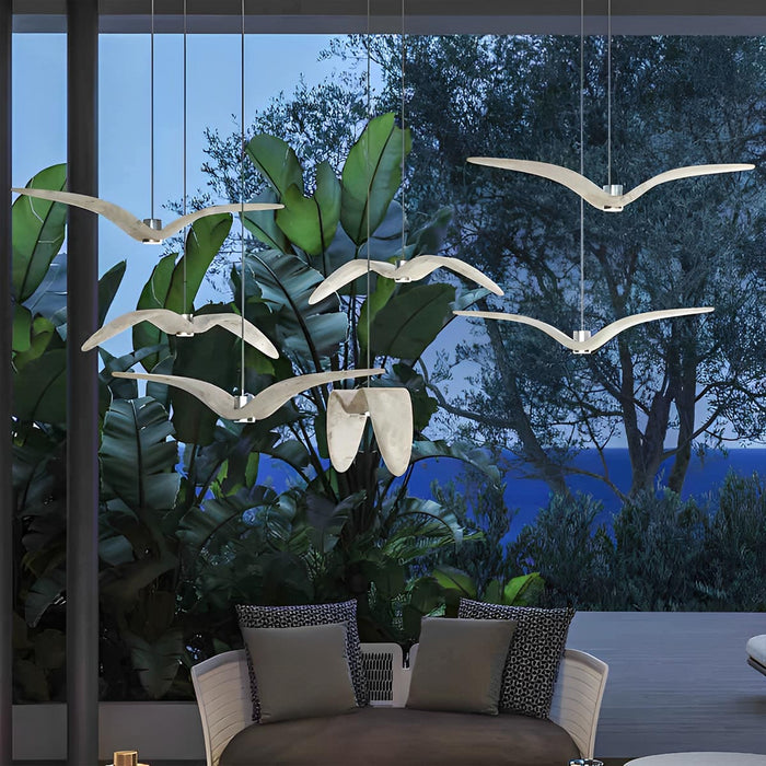 Seagull Bird LED Ceiling Pendant Light - Modern Outdoor Waterproof Design / Decorative Fixture