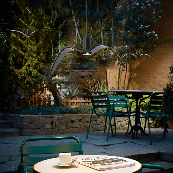 Seagull Bird LED Ceiling Pendant Light - Modern Outdoor Waterproof Design / Decorative Fixture