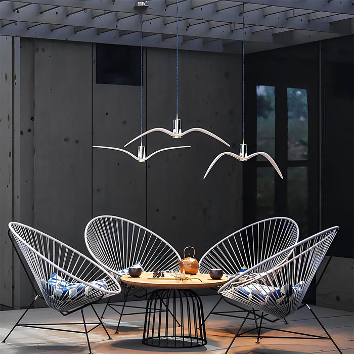 Seagull Bird LED Ceiling Pendant Light - Modern Outdoor Waterproof Design / Decorative Fixture