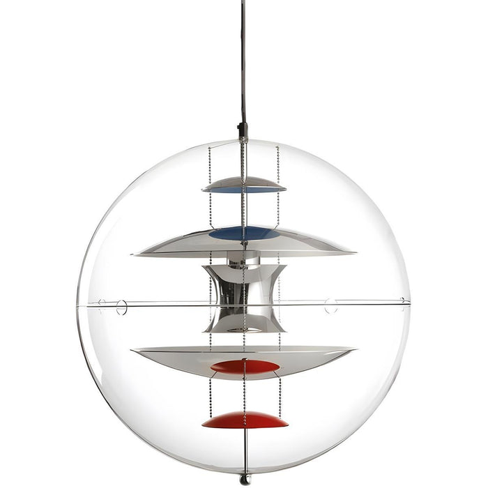 Modern Planet Globe Bar LED Pendant Light - Clear Acrylic Shade / Dimmable - Dining Room, Kitchen